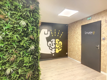 City Room espace de coworking à Villeneuve-sur-Lot. Une réalisation ARCADIE - Maîtrise d'Œuvre.  